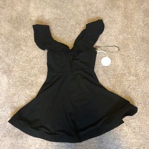 Off the Shoulder LBD Fit and Flare Style